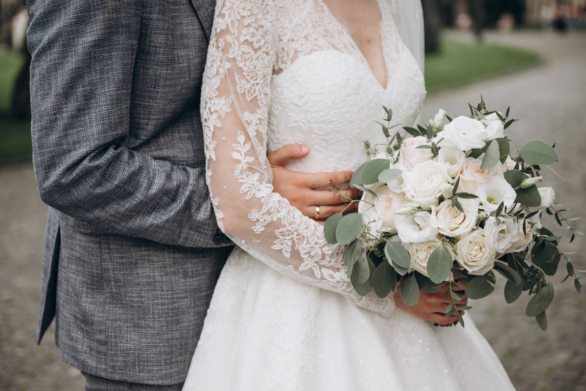 Bouquet rose bianche